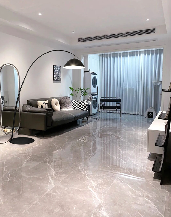 Arc Floor Lamp Luxury Scandinavian Minimalist Design Detail 5