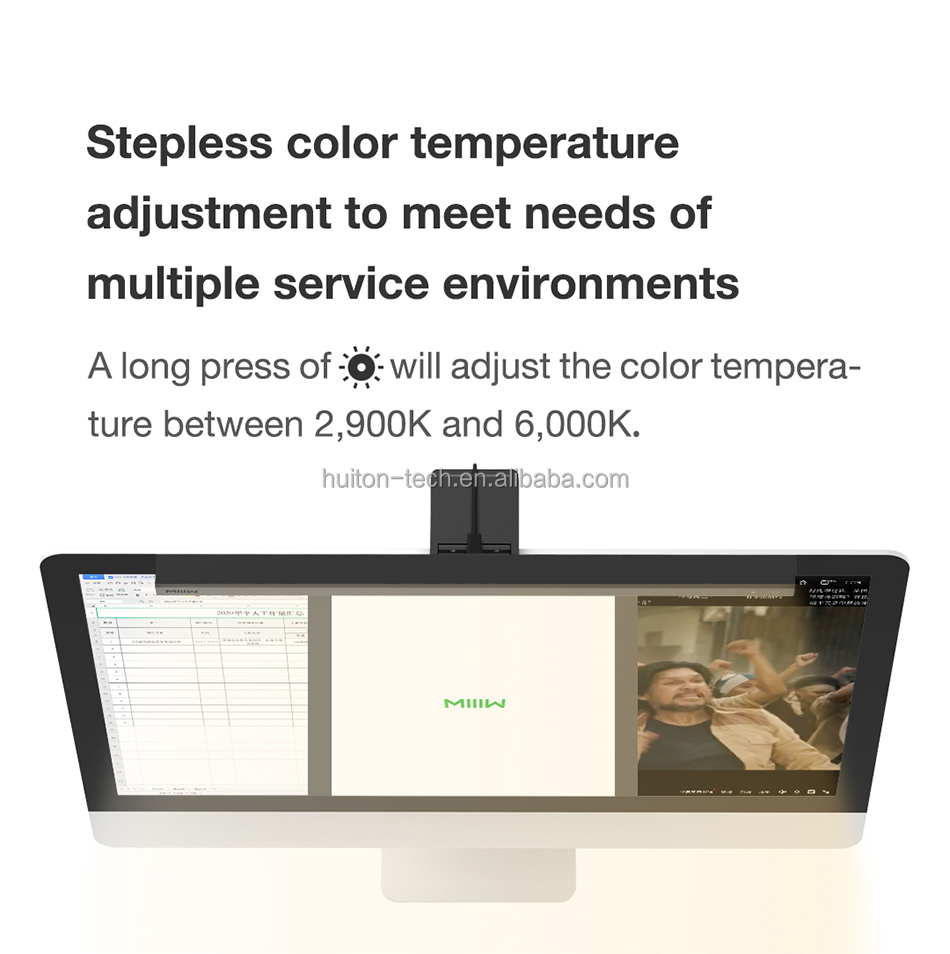 MIIIW Screenbar Dual Color Temp settings