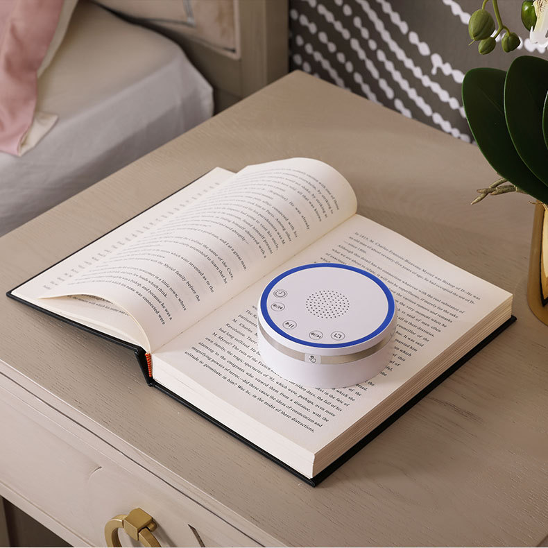 White Noise Slow Pressure Sleeping Aid LED Nightlight Soothing Smart Music Apparatus Bedroom Desk Lamp Customized