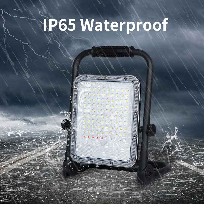 Solar Energy Power IP65 Ceiling High Power LED Light Rechargeable Floodlights Portable Solar Lamp for Garden