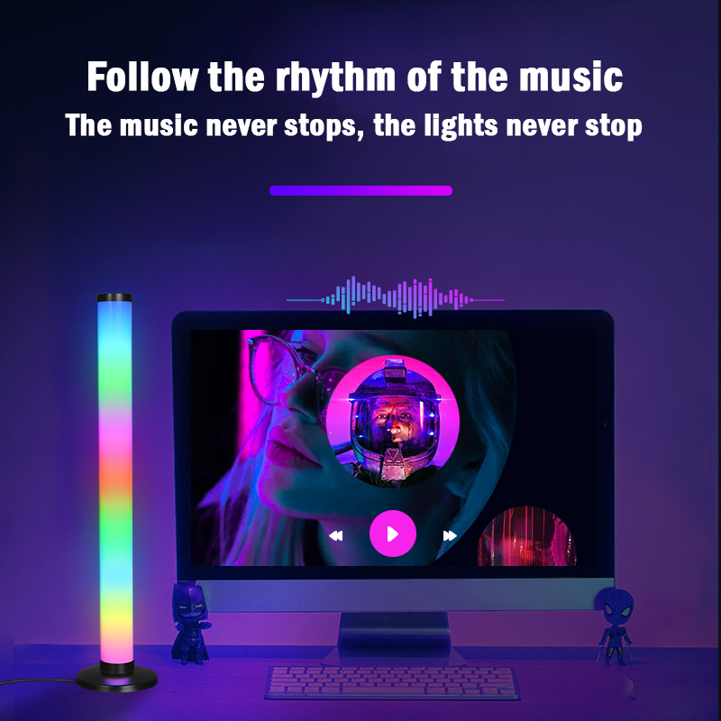 Smart RGB LED Desk Lamp with App Control and Music Rhythm Atmosphere Lighting