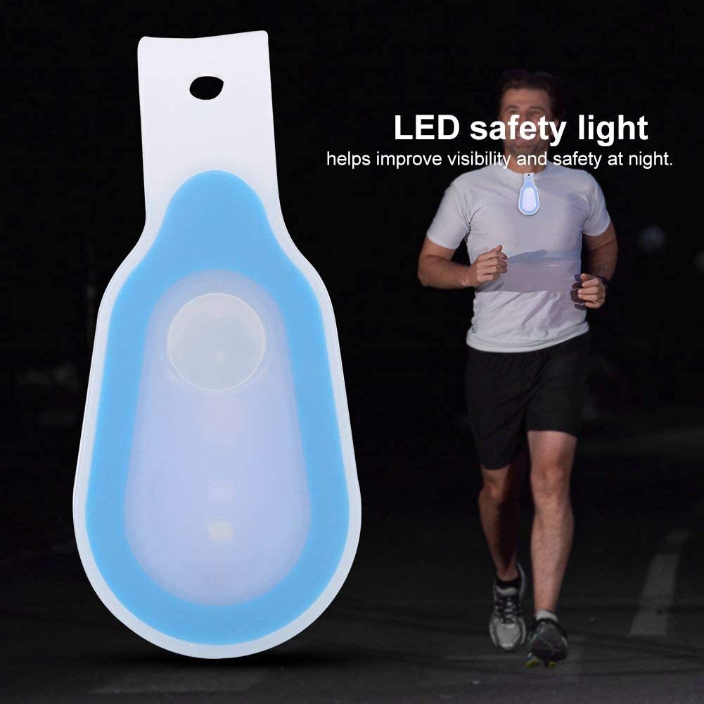 Night Running Light CR2032 Hand Free Strong Magnetic to Clip on Clothing Walking Outdoor Sports Emergency Safety Warning Lamp