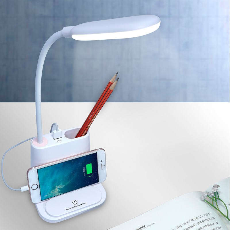 Wholesale USB Portable Intelligent Energy Saving 3W Cordless Lamp Rechargeable Mini Lamp Light Desk