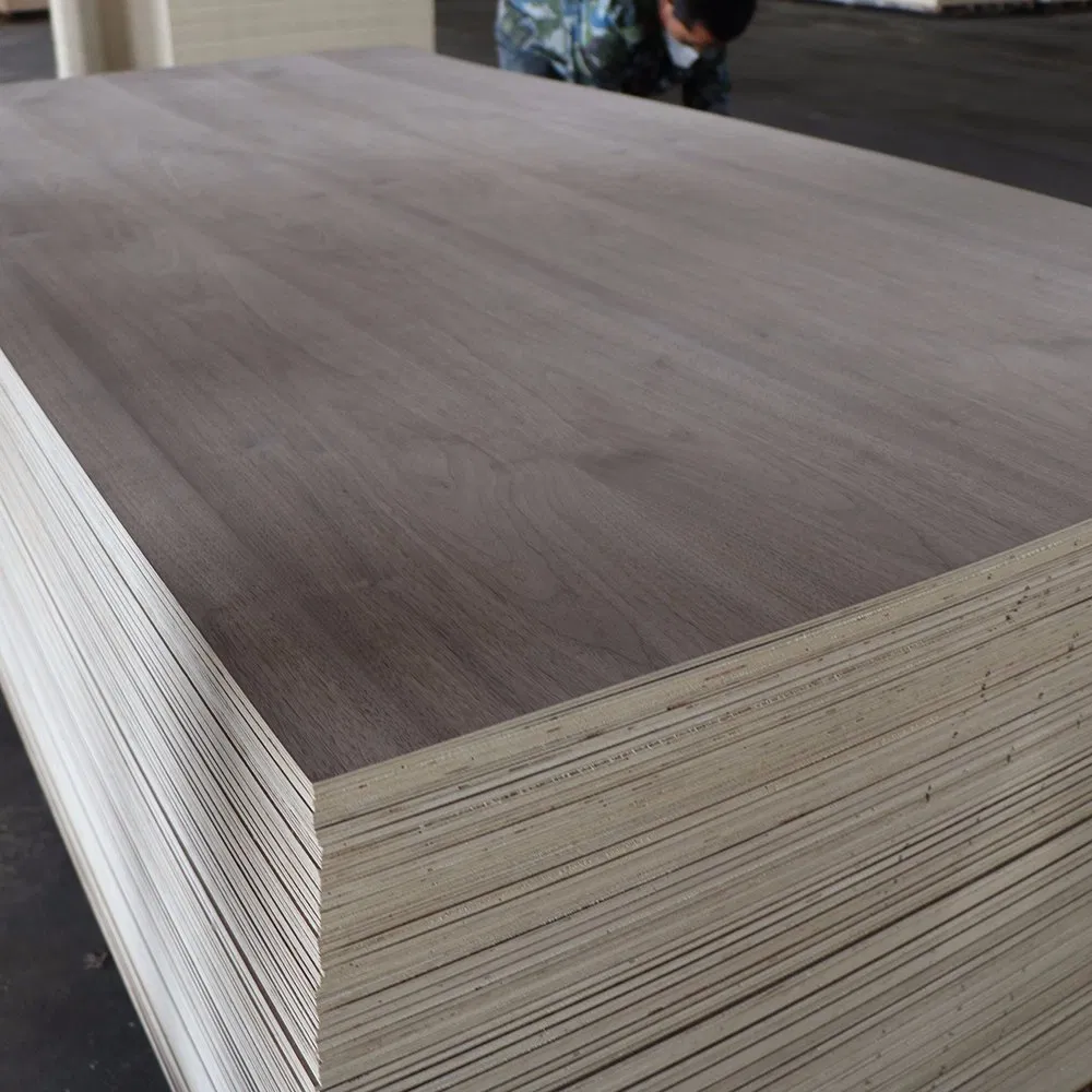 4.3mm 18mm Triplay Nogal in 1.22X2.44m/Black Walnut Veneer Plywood