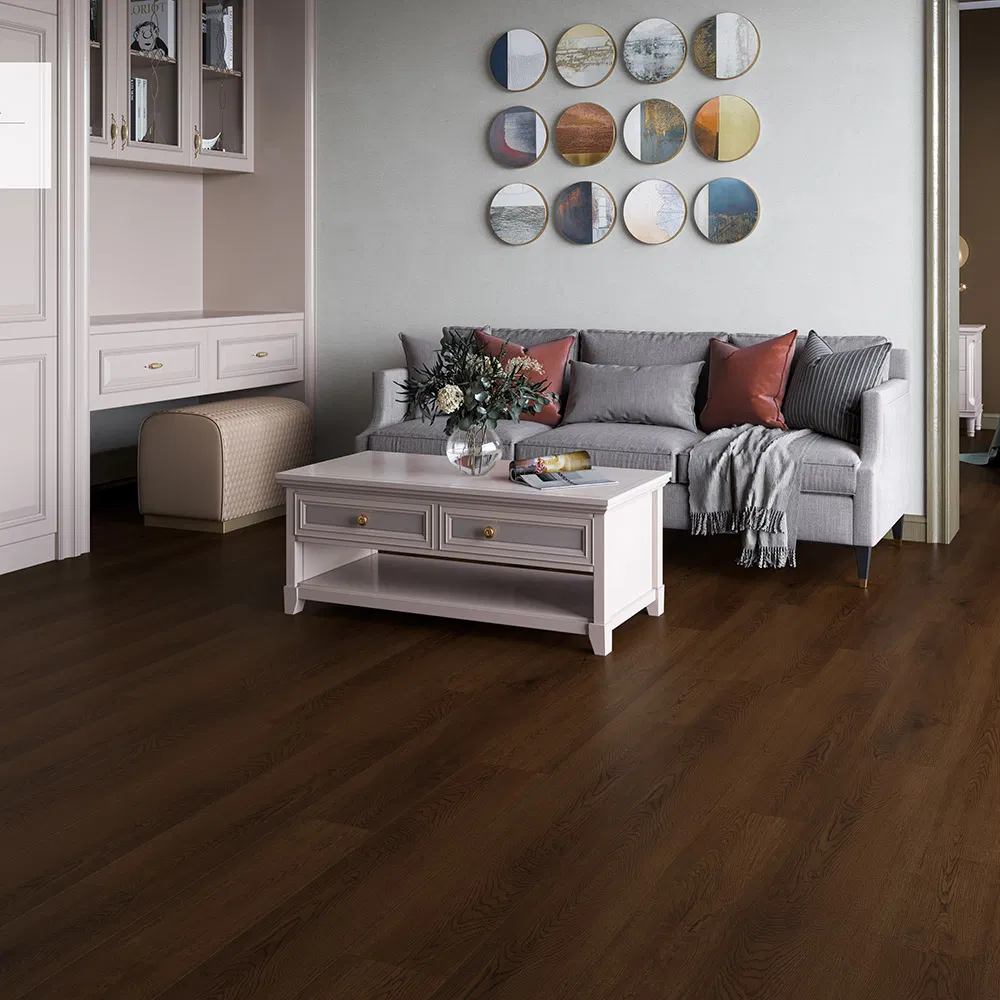 New Innovation Oak Timber Wood Veneer Spc Flooring Vinyl PVC Plank