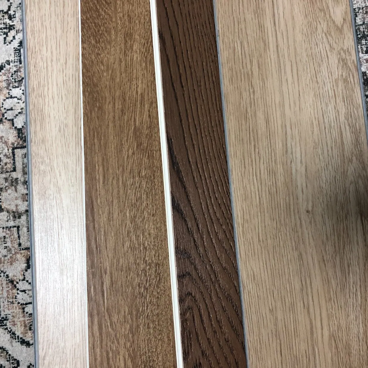 4mm 5mm 6mm Luxury Wood Plastic Composite Spc Planks for Offices