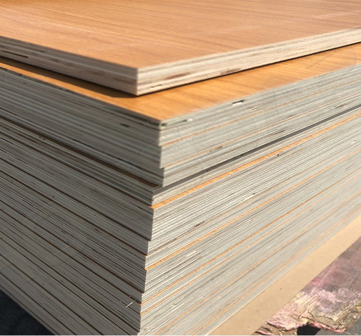 1/2" (12mm) 3/4" (18mm) White Melamine Overlay Laminate Faced Plywood