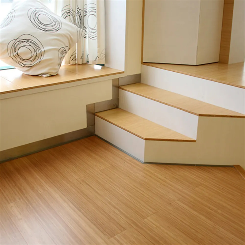 Solid Parquet Bamboo Flooring Eco-Friendly Carbonized Natural Carbonized Color Bamboo Flooring