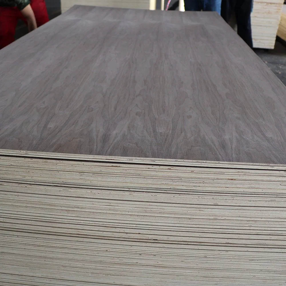 4.3mm 18mm Triplay Nogal in 1.22X2.44m/Black Walnut Veneer Plywood