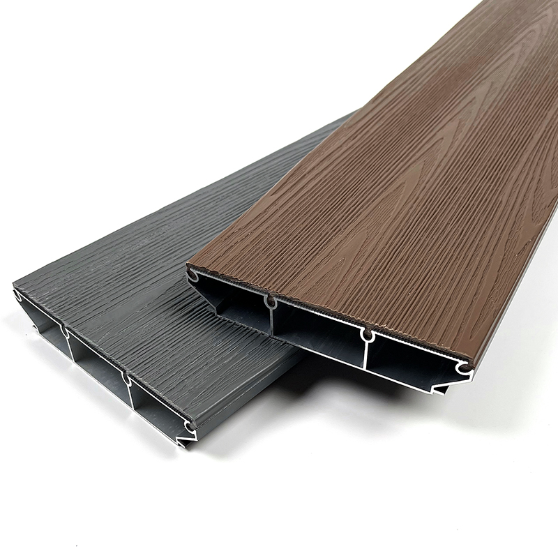 Durable Lightweight Aluminum WPC Outdoor Decking Modern Corrosion-Resistant Low Maintenance Smooth Garden Outdoor Park Anti-Slip Aluminum Decking