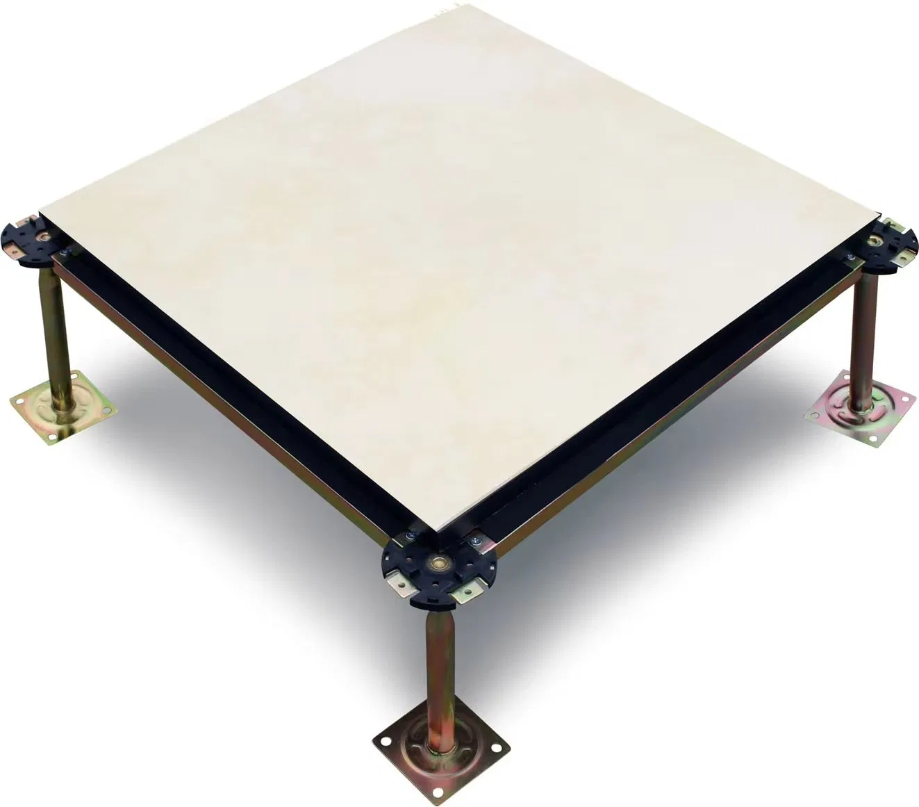 600X600mm Chinese Cement Raised Floor System for Anti-Static Cleanrooms