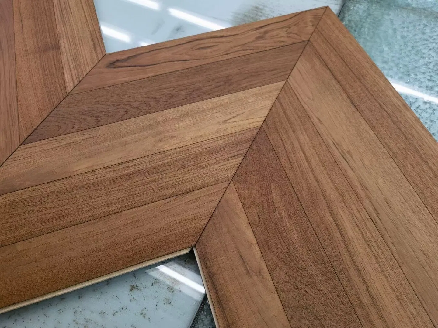 Nature Waterproof Teak Engineered Wood Flooring