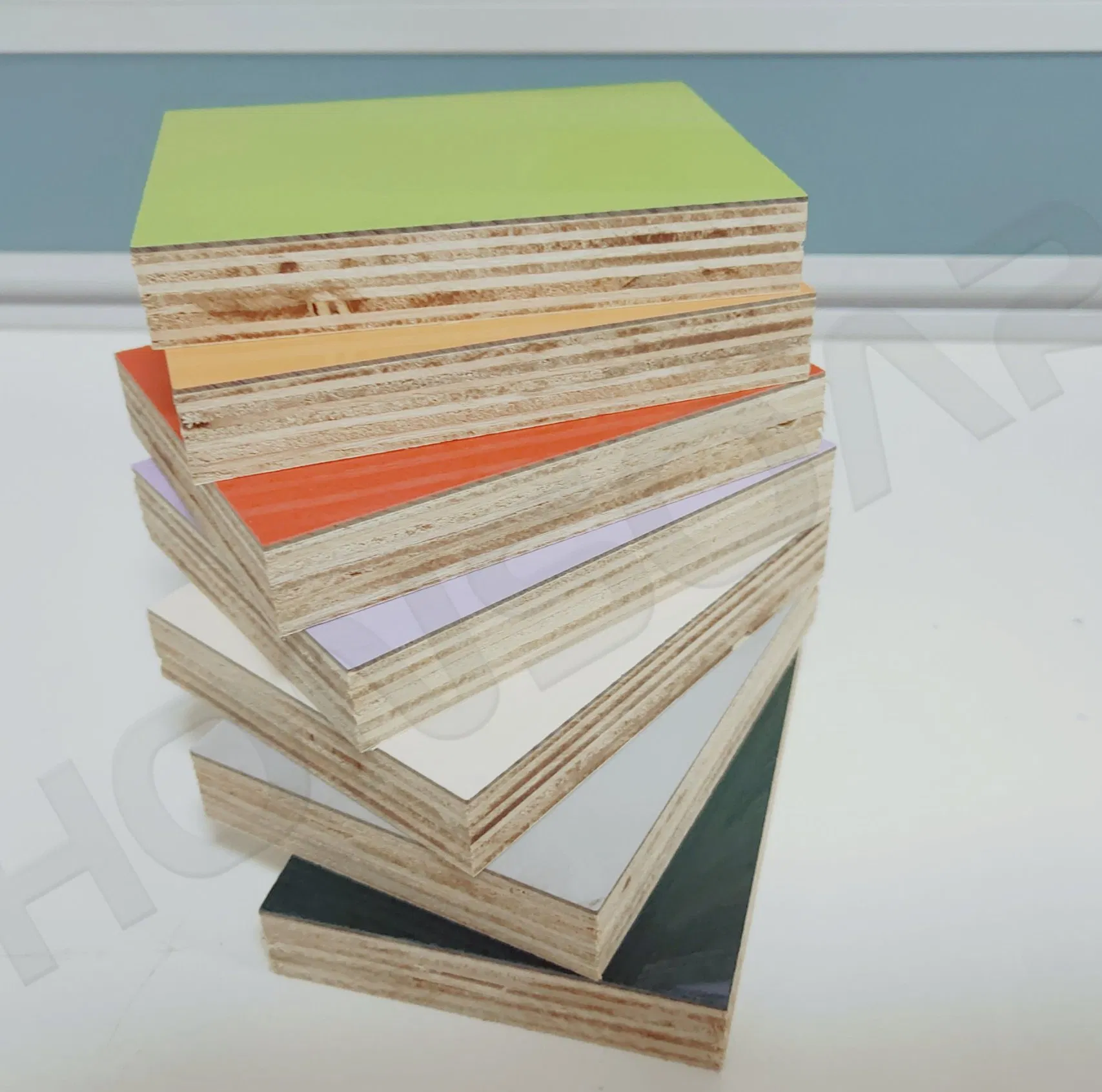 1/2" (12mm) 3/4" (18mm) White Melamine Overlay Laminate Faced Plywood