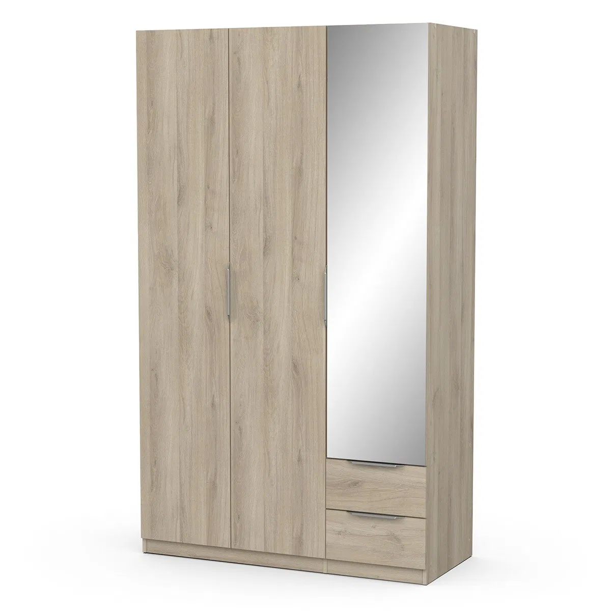 Eco-Healthy Solid Wood Closet Wardrobe with Low Voc Paint &amp; Minimalist Design for Green Home or Nursery