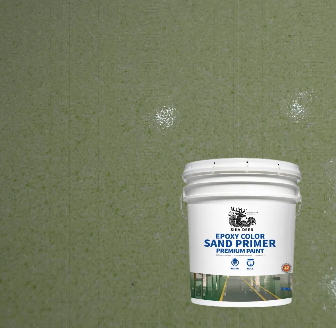 Versatile Epoxy Sand Color Floor Coating for Long-Lasting Protection