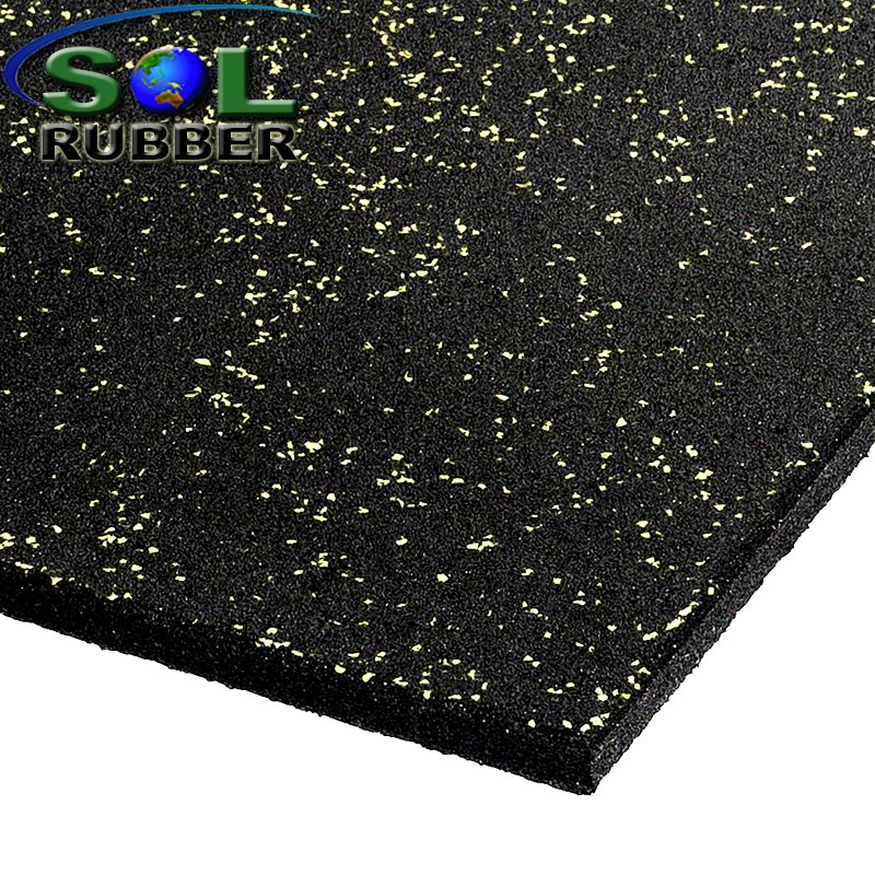 Sol Rubber Highly Durable Recycled Rubber Gym Matting Crossfit Rubber Tiles