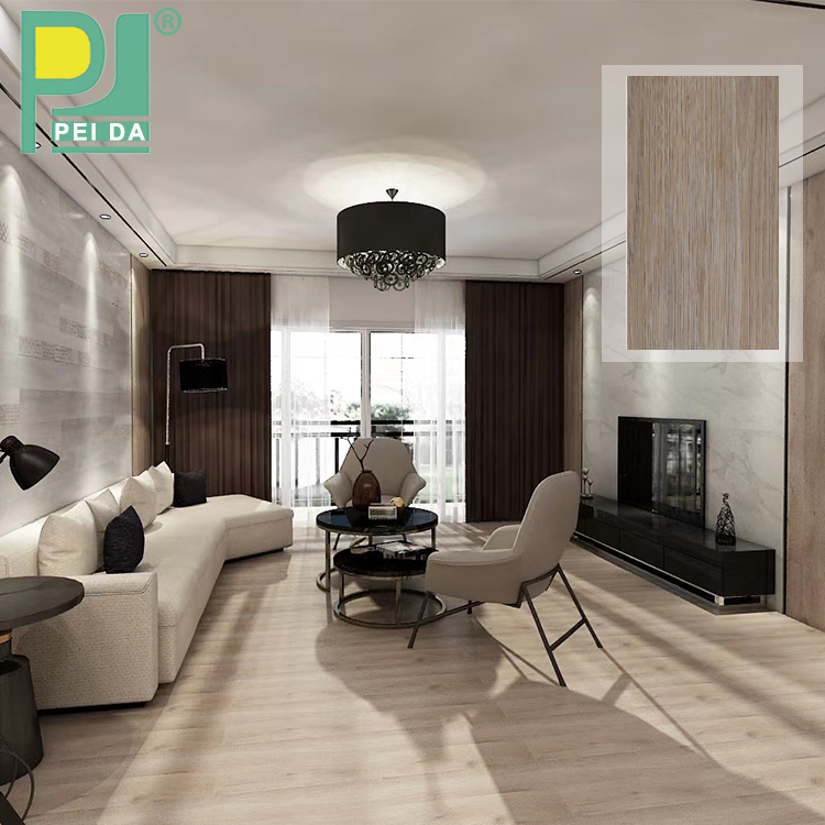 Waterproof Wooden Click Plastic Vinyl Floor Planks for Apartment 8mm Spc Floor