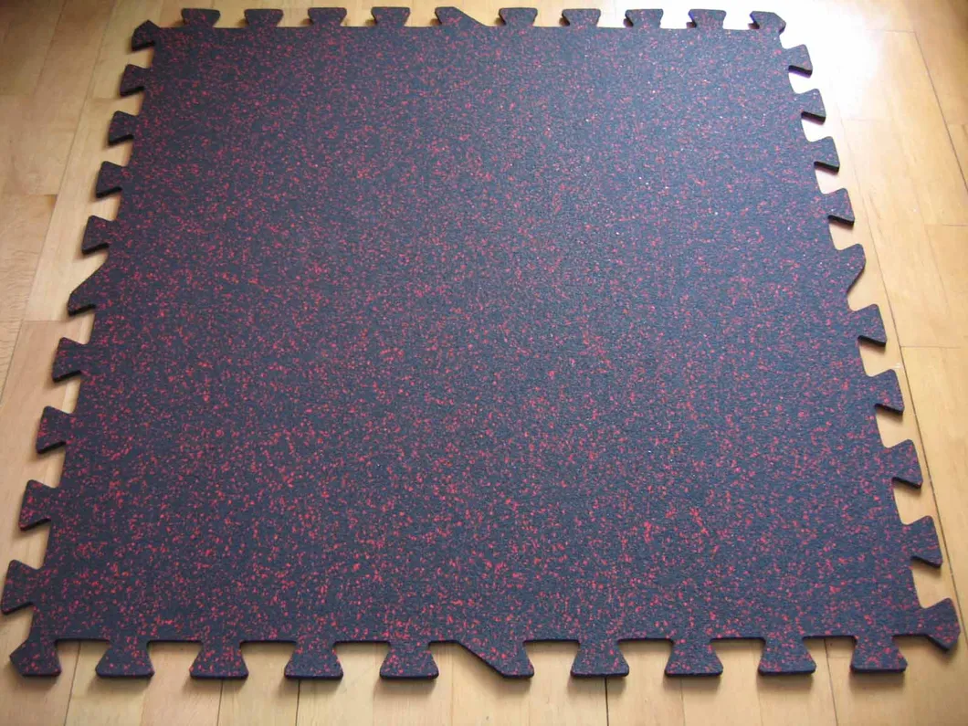 Recycled Gym Flooring Rubber Tile