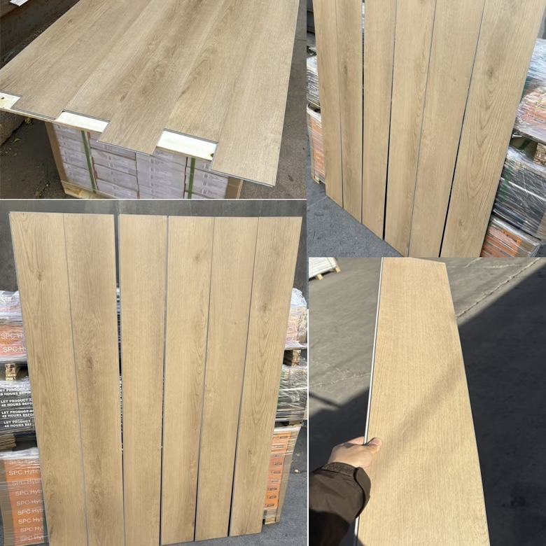 European Modern Style Wear-Resistant Waterproof Spc Floor Plastic Plank