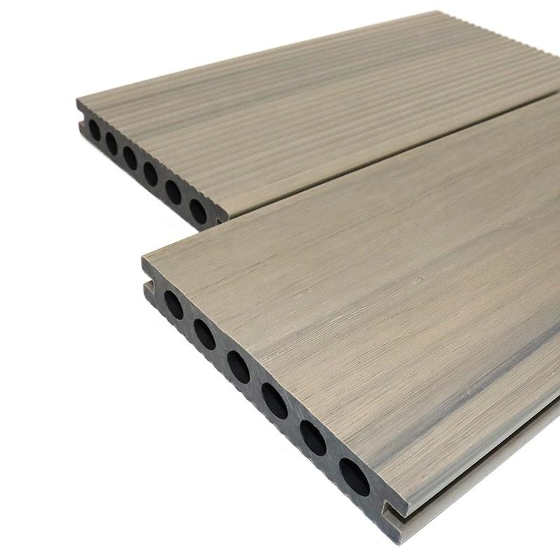 Slip Resistant Anti-Static Anti-Insect Garden Wood Plastic Composite Outdoor Decking Boards WPC Decking