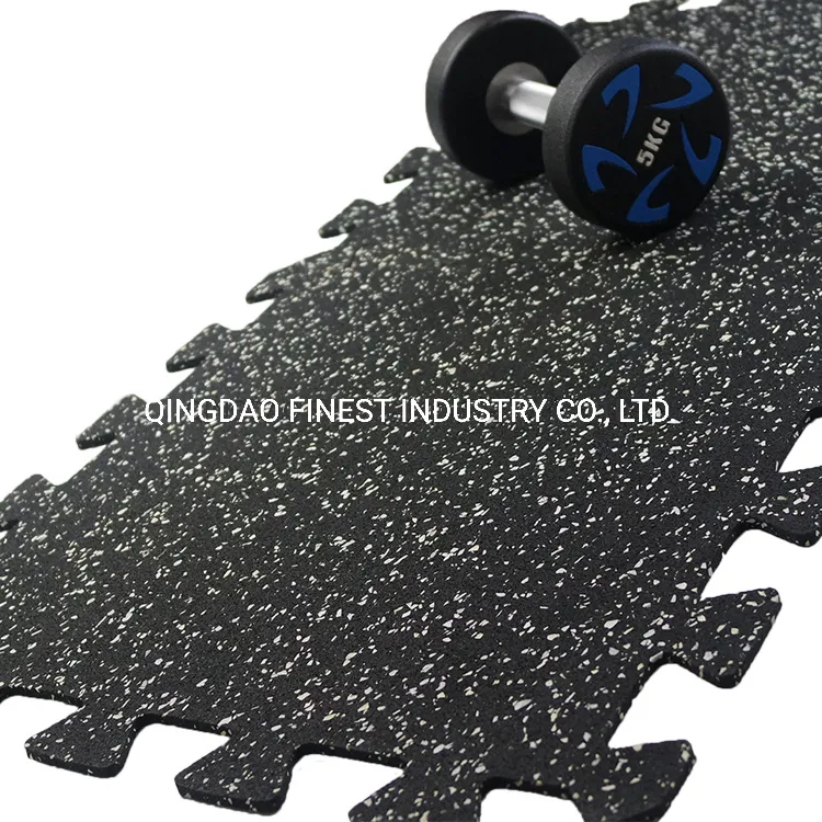 Interlocking Gym Rubber Flooring Tiles