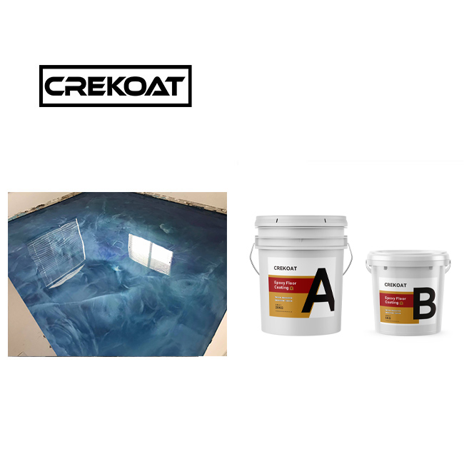 High Gloss Clear Resin Epoxy Flooring Hardened Scratch Resistant Metallic Epoxy Epoxy Coating