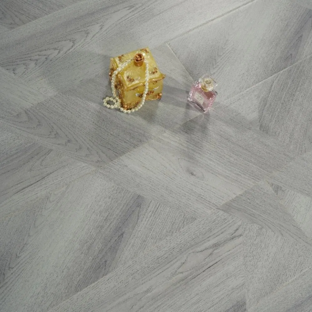 Home Decor Glossy 8mm 10mm 12mm Waterproof Anti-Slip Hardwood Click Engineered Wood Floor Tile Customized Spc PVC Lvt Plank Building Material Laminate Flooring