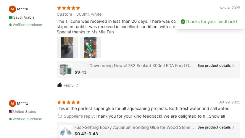 Customer Feedback Example 2