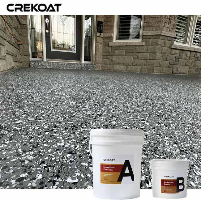 Chip Epoxy Resin Anti-Slip Coating for Workshop Concrete Floor Patio Walkway