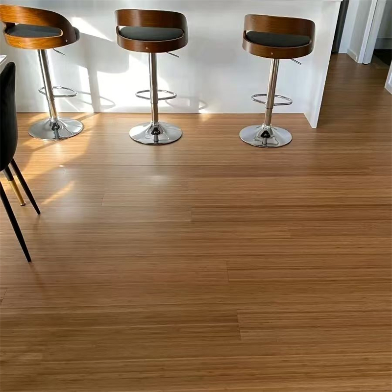 Certified E0 Grade Low Voc Non Toxic Indoor Strand Woven Bamboo Flooring