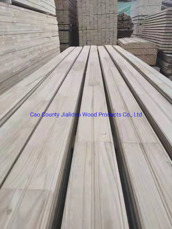 Treated Paulownia Lumber Prices Sawn Wood Timber Finger Jointed Planks