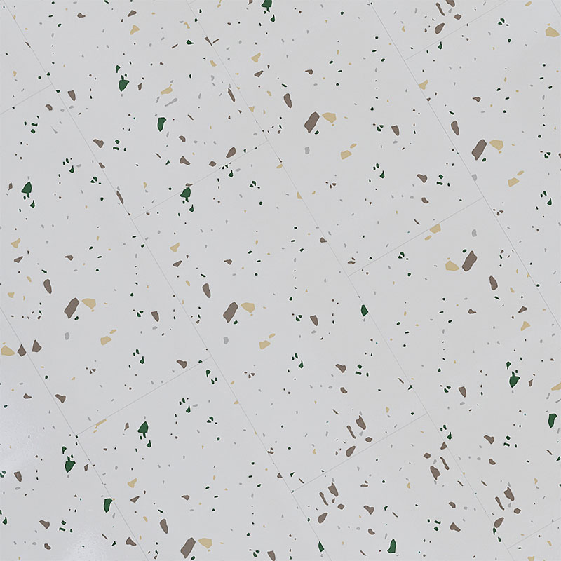 Lvt Plank Vinil Pavimento Herningboen Cement Finiah White Marble Light Oak 6 mm