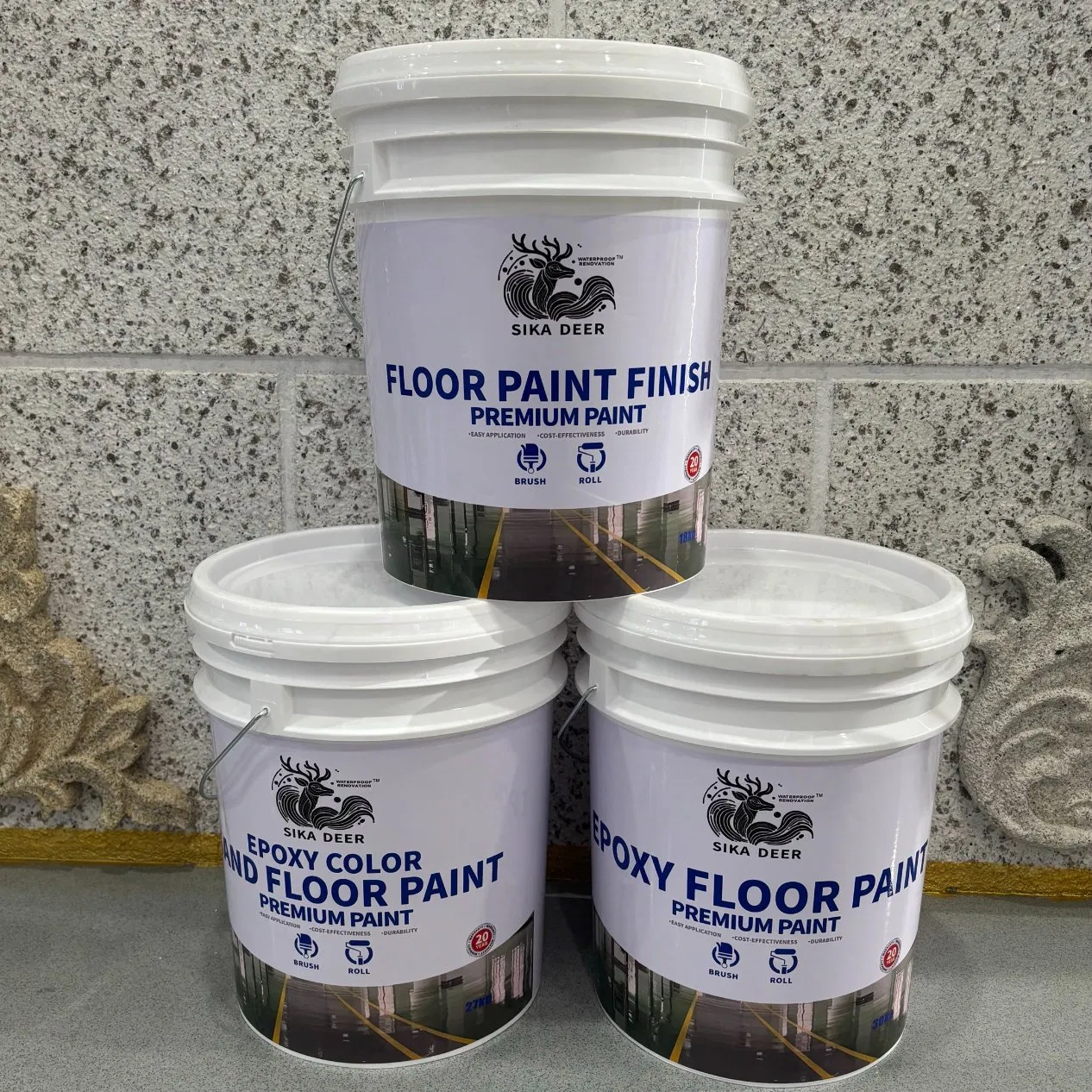 Versatile Epoxy Sand Color Floor Coating for Long-Lasting Protection