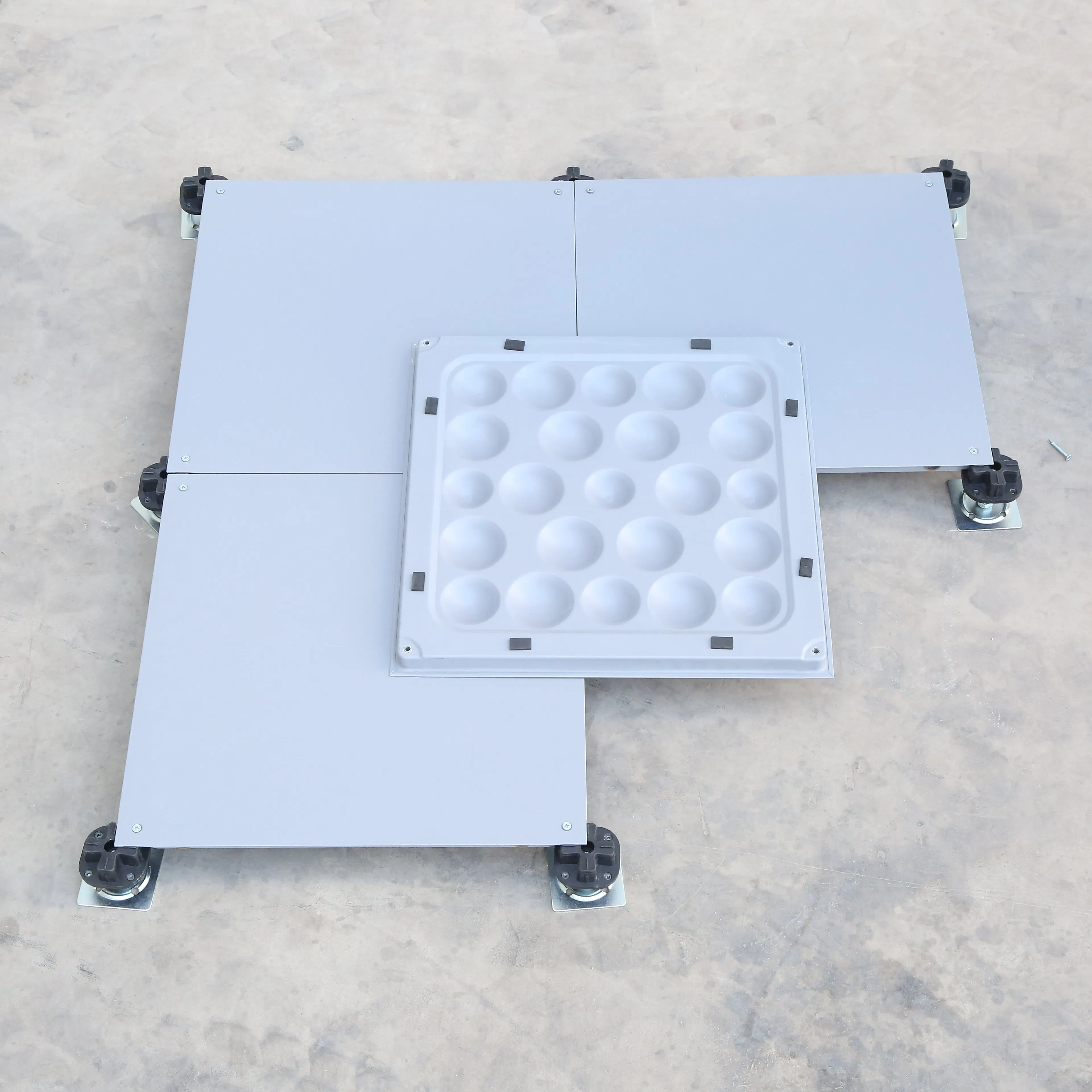 Anti Static Resilient Wooden Core Raised Floor for Cleanrooms