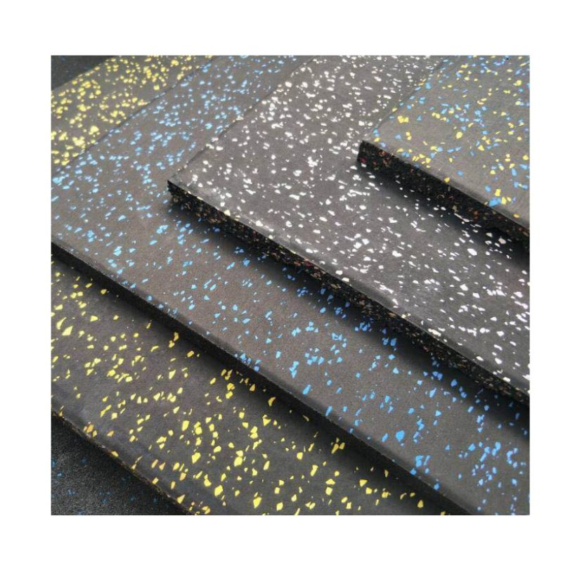 Safety Recycled EPDM Granules Fitness Rubber Gym Mat Floor Tile