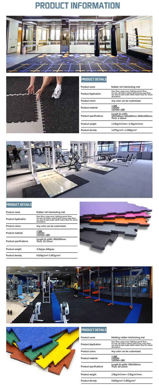 Rubber Gym Floor Tile 3