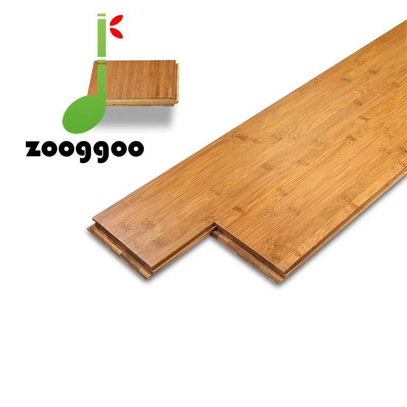 Solid Parquet Bamboo Flooring Eco-Friendly Carbonized Natural Carbonized Color Bamboo Flooring