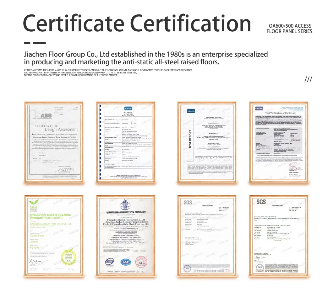 Certifications
