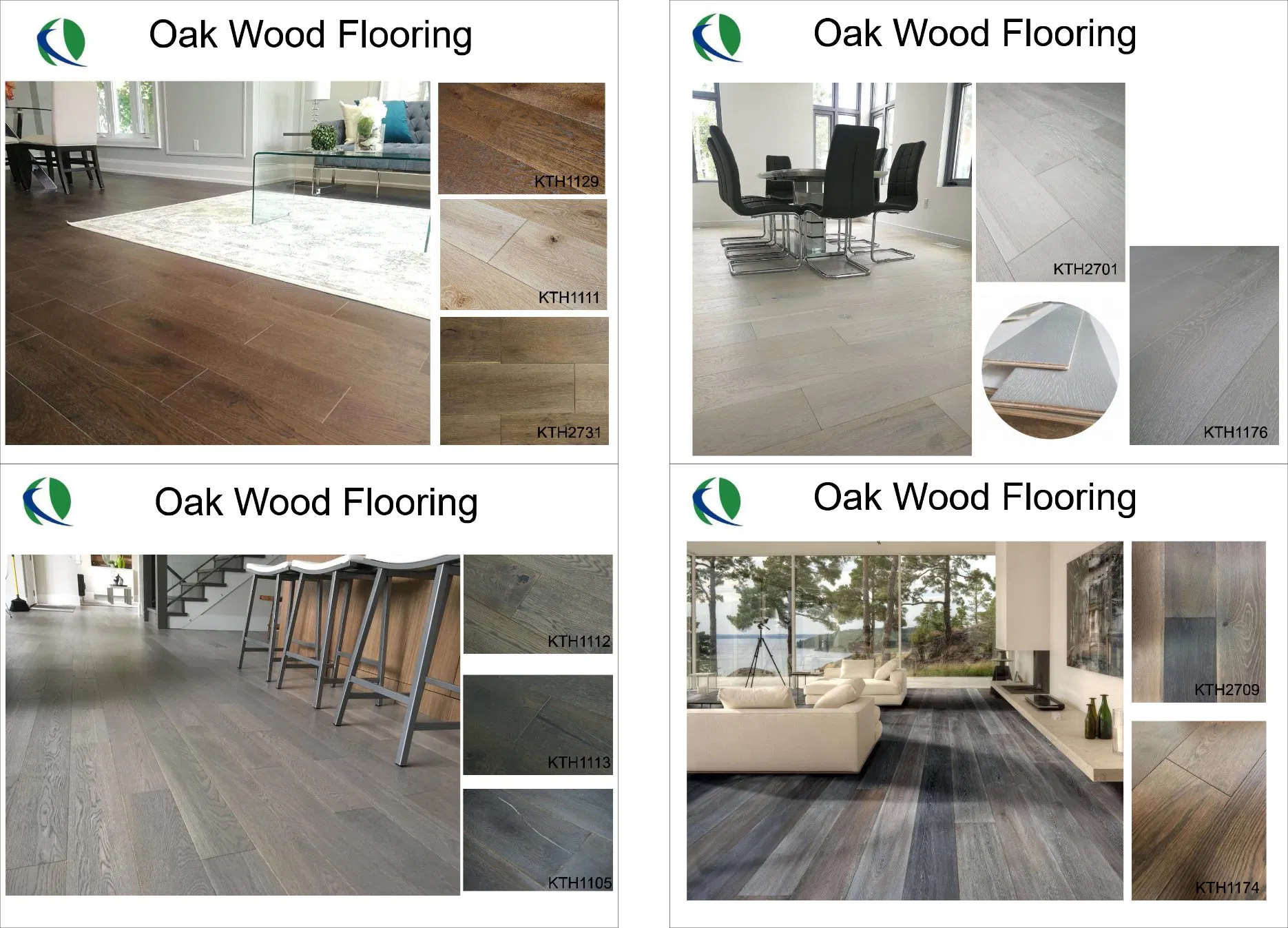 Timber Flooring Engineered Oak Floor Waterproof Engineered Wood Flooring
