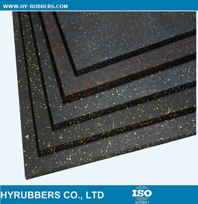Recycled Rubber Flooring/Tile/Interlock/Roll Shape for Gym