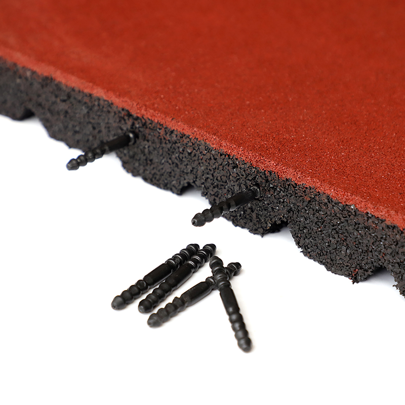 China Supplier High Quality Rubber Gym Flooring Recycled Rubber Pavers Lowes Rubber Floor Tile