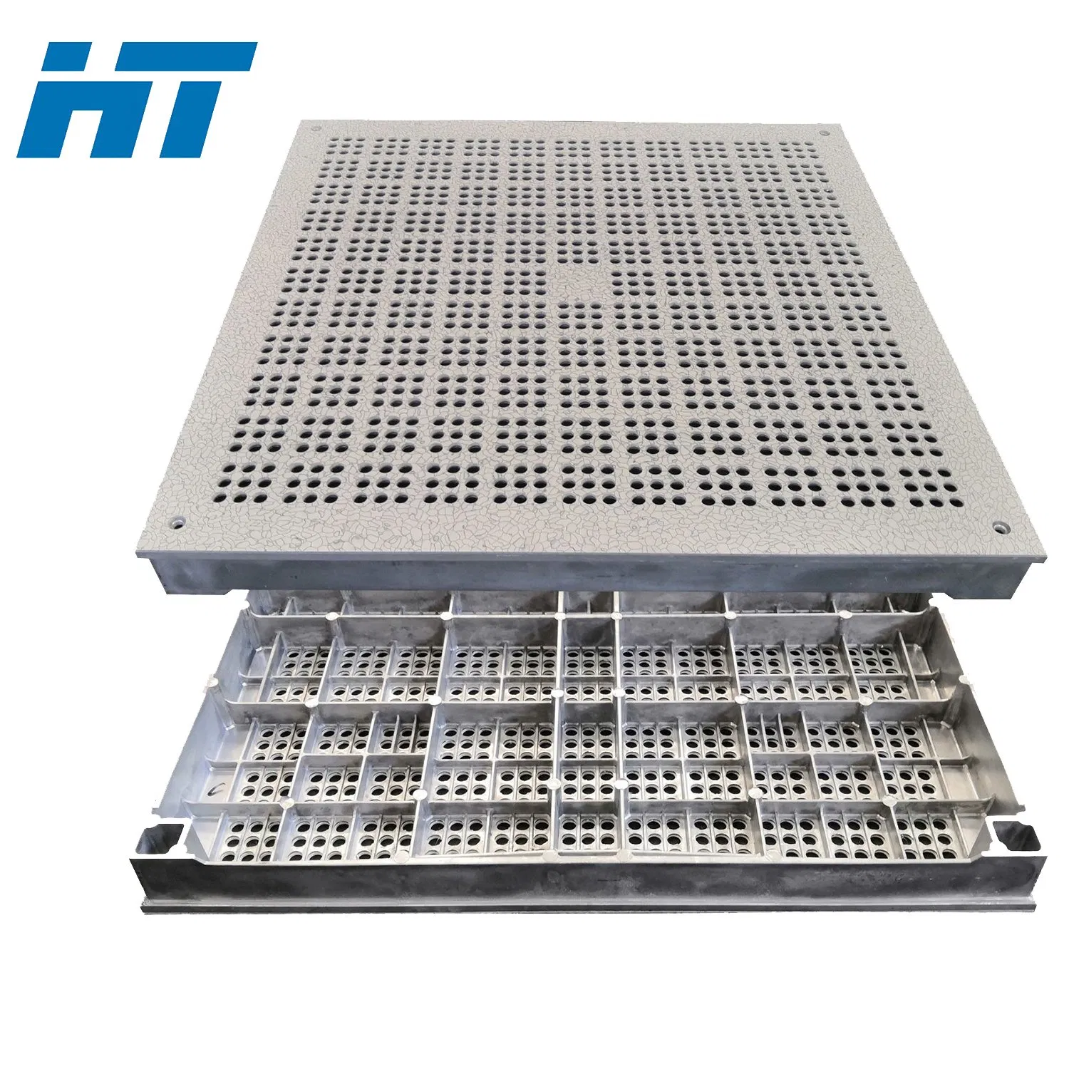 Factory Price High Quality Clean Room Conductive Perfortaed Raised Access PVC/HPL Aluminum Panel Anti-Static Floor Flooring