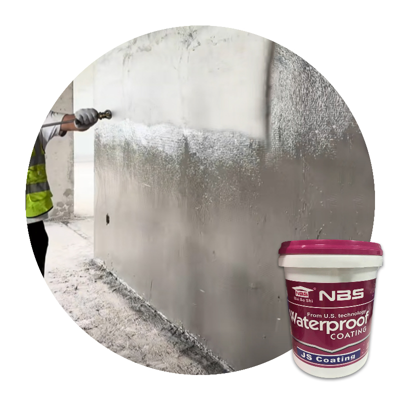 High Quality Waterproofing Materials Js Polymer Cement Waterproof Coating for Floor Wall