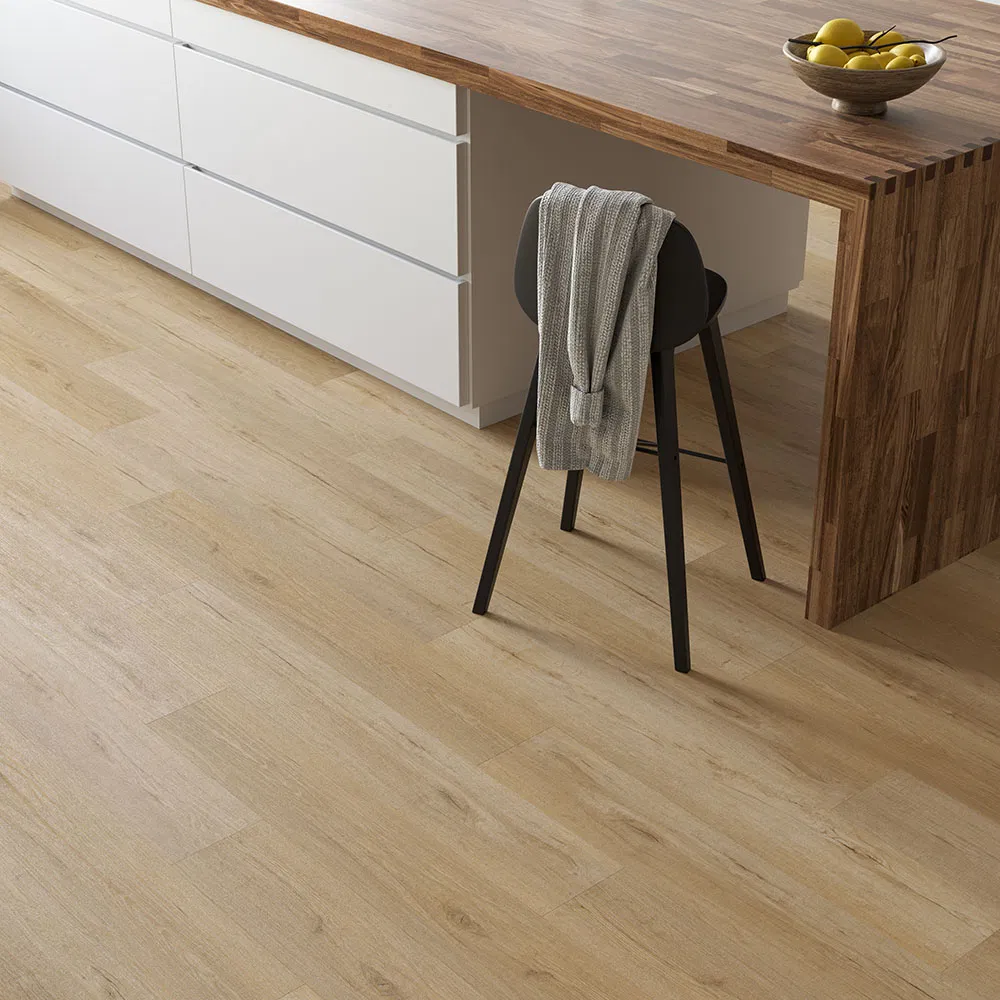 New Innovation Oak Timber Wood Veneer Spc Flooring Vinyl PVC Plank