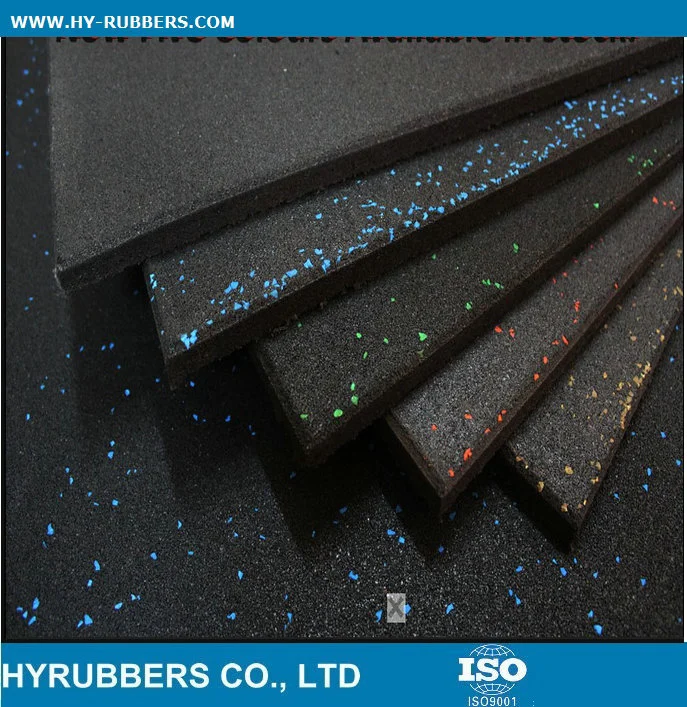 Recycled Rubber Flooring/Tile/Interlock/Roll Shape for Gym