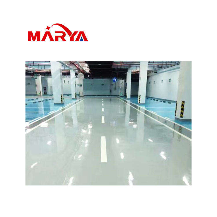 Marya Customized Cleanroom Epoxy Self-Leveling Antistatic Fireproof PVC Coiled Material Floor