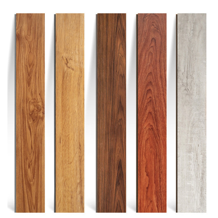 Oak Wood Texture Luxury Vinyl Plank Glue Down Dry Back Lvt Tilec for Home restaurant