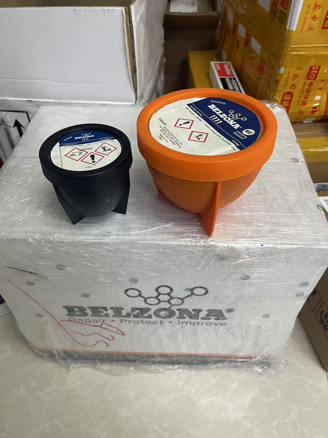 FM Belzona 4301 Magma Cr1 Hi-Build Chemical Resistant Epoxy Repair Material