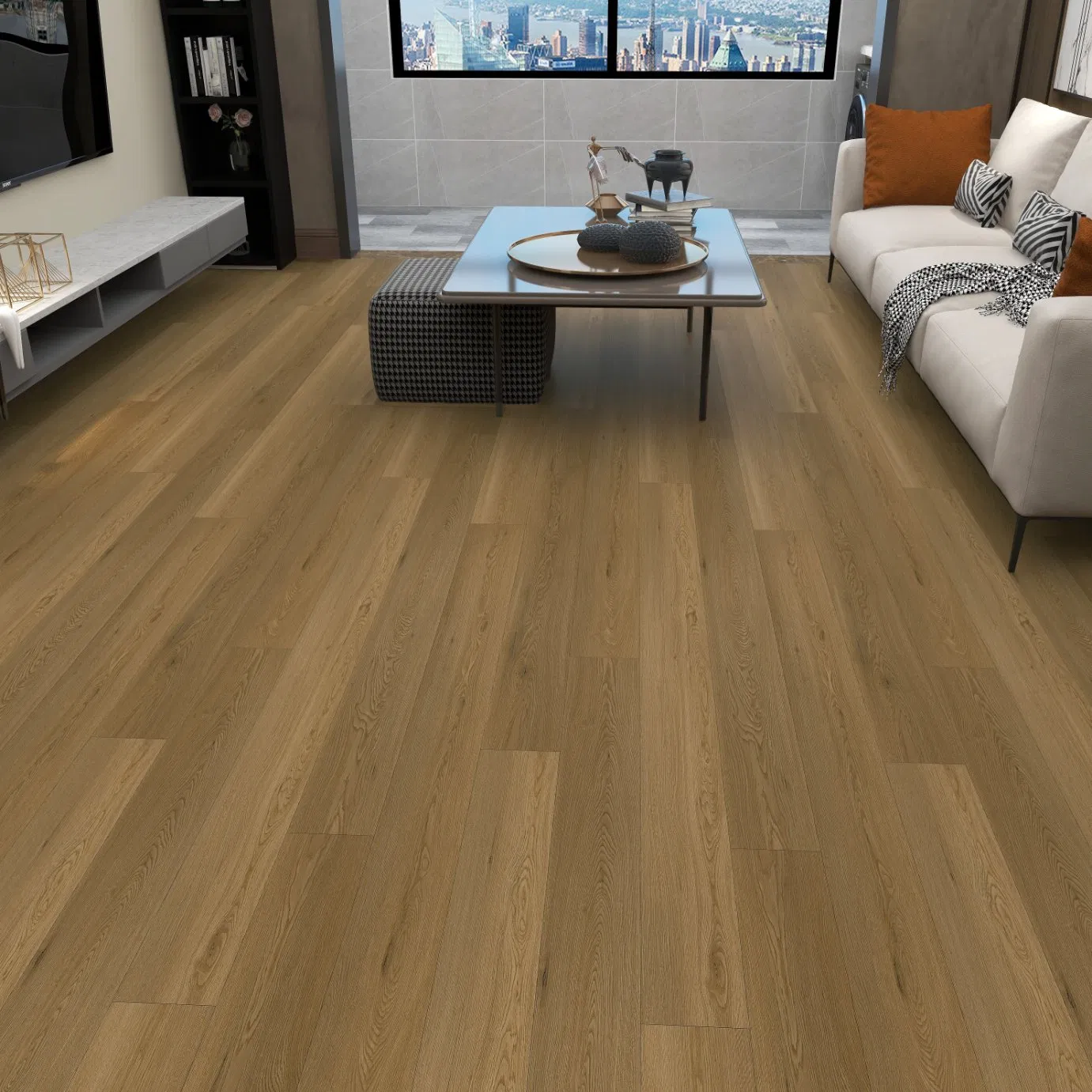 Luxury Vinyl Floor Tile Texture Piso PVC Spc Flooring Tile Panel Plank Super High Cost Performance Hot in Norway Vinylgulv Spc