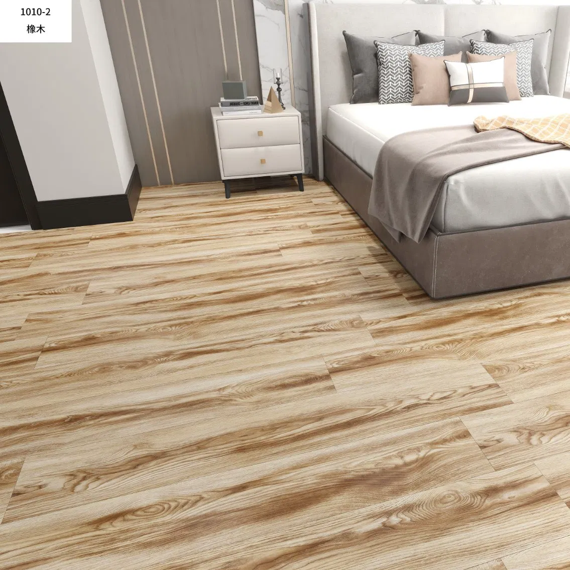 Epoxy Floor Substitute Performance Piso PVC Spc Flooring Tile Panel Plank High Wear Resistance Level Best in Brazil Spc Vinyl